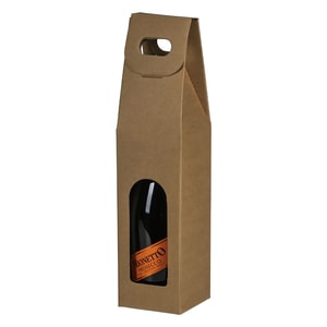 BOTTLE - Troslojna samosklopiva  poklon kutija za flašu
