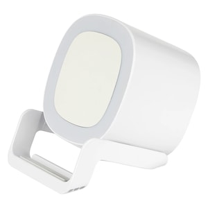 CALISTO - Bežični zvučnik 5W,  bežični punjač 15W, držač za telefon i lampa