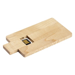 CREDIT CARD WOOD - USB flash memorija
