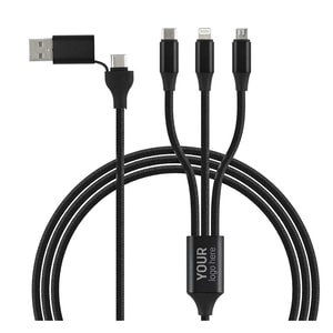 FLET 60W 6IN1 - USB / Type-C kabl za punjenje i prenos podataka, 6 u 1, 60W