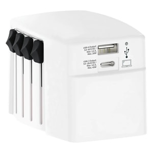 WORLD USB CHARGER AC 45PD - Putni multiadapter 45W