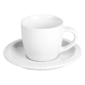 MOMENTO MINI - Šolja za espresso sa tacnom od fine keramike, 100 ml
