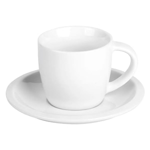 MOMENTO - Šolja za cappuccino sa tacnom od fine keramike, 150 ml