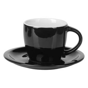 MOMENTO C - Šolja za cappuccino sa tacnom od fine keramike, 150 ml
