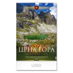 CRNA GORA - Zidni kalendar: 7 listova, dvomesečni