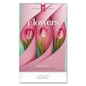 FLOWERS - Zidni kalendar: 7 listova, dvomesečni