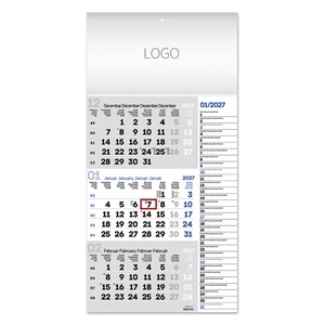 POSLOVNI 85 - Zidni kalendar: 12 listova, tromesečni, jednodelni