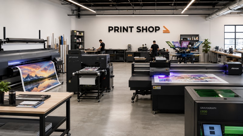 Štamparija Print Shop — produkcija i brendiranje reklamnog materijala